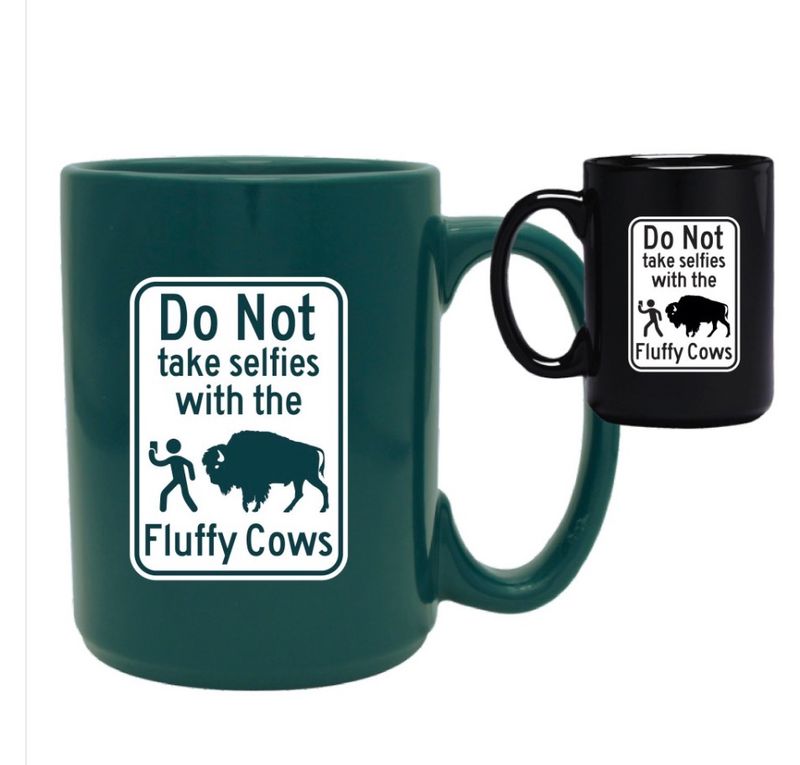 Fluffy Cows 15oz Ceramic Mugs