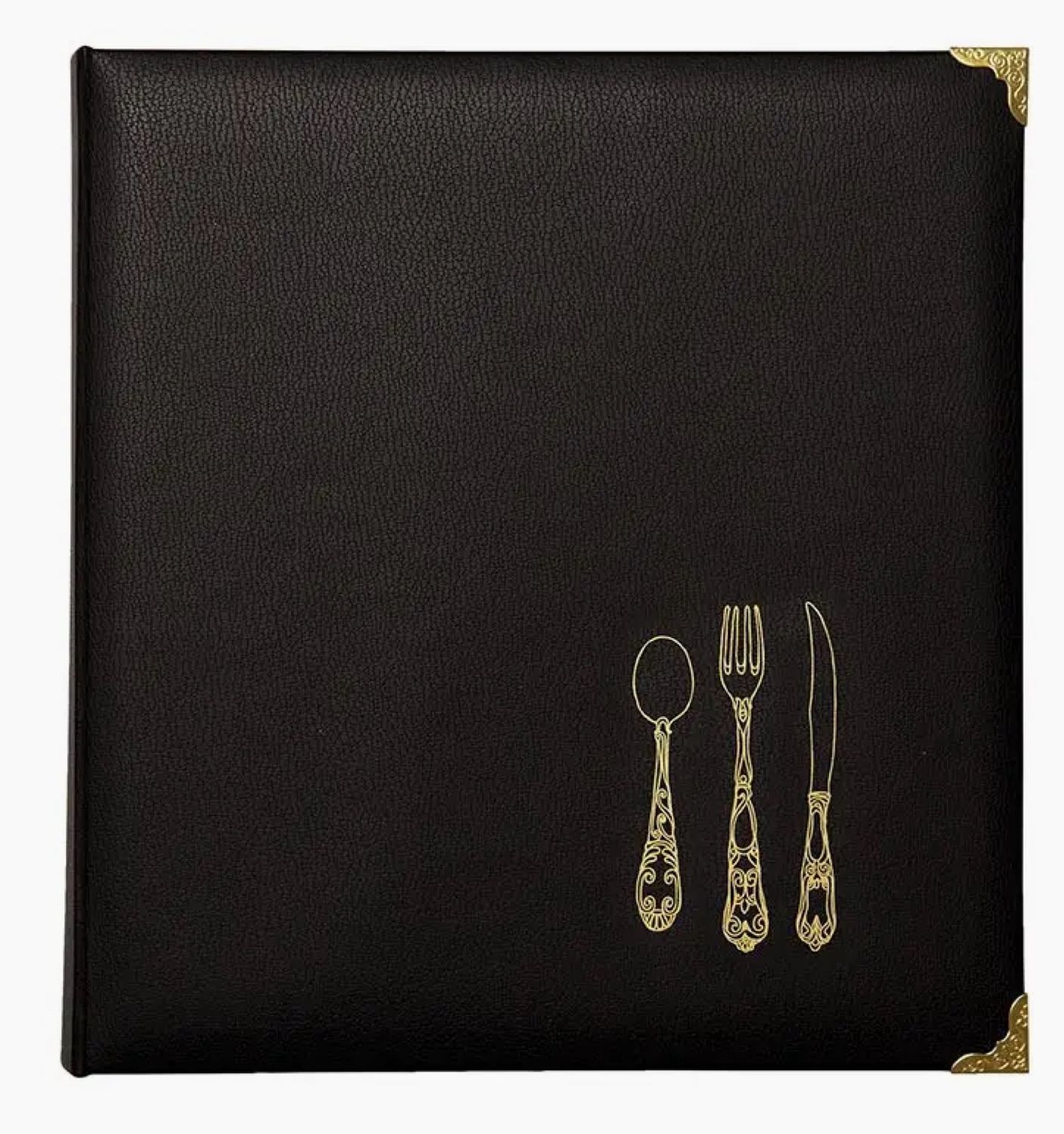 Leatherette Recipe Organizer