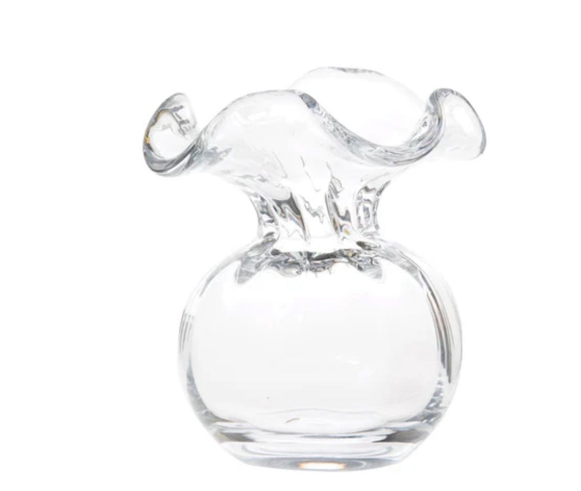 Hibiscus Glass Handblown Vase