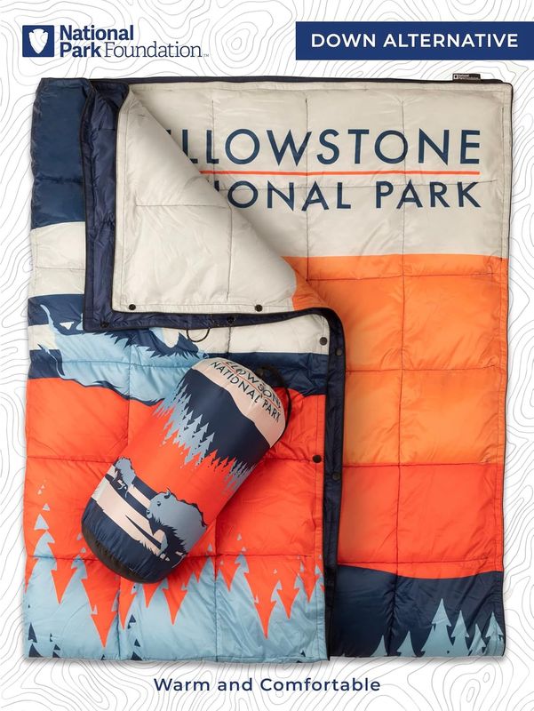 Yellowstone Park Packable Blanket