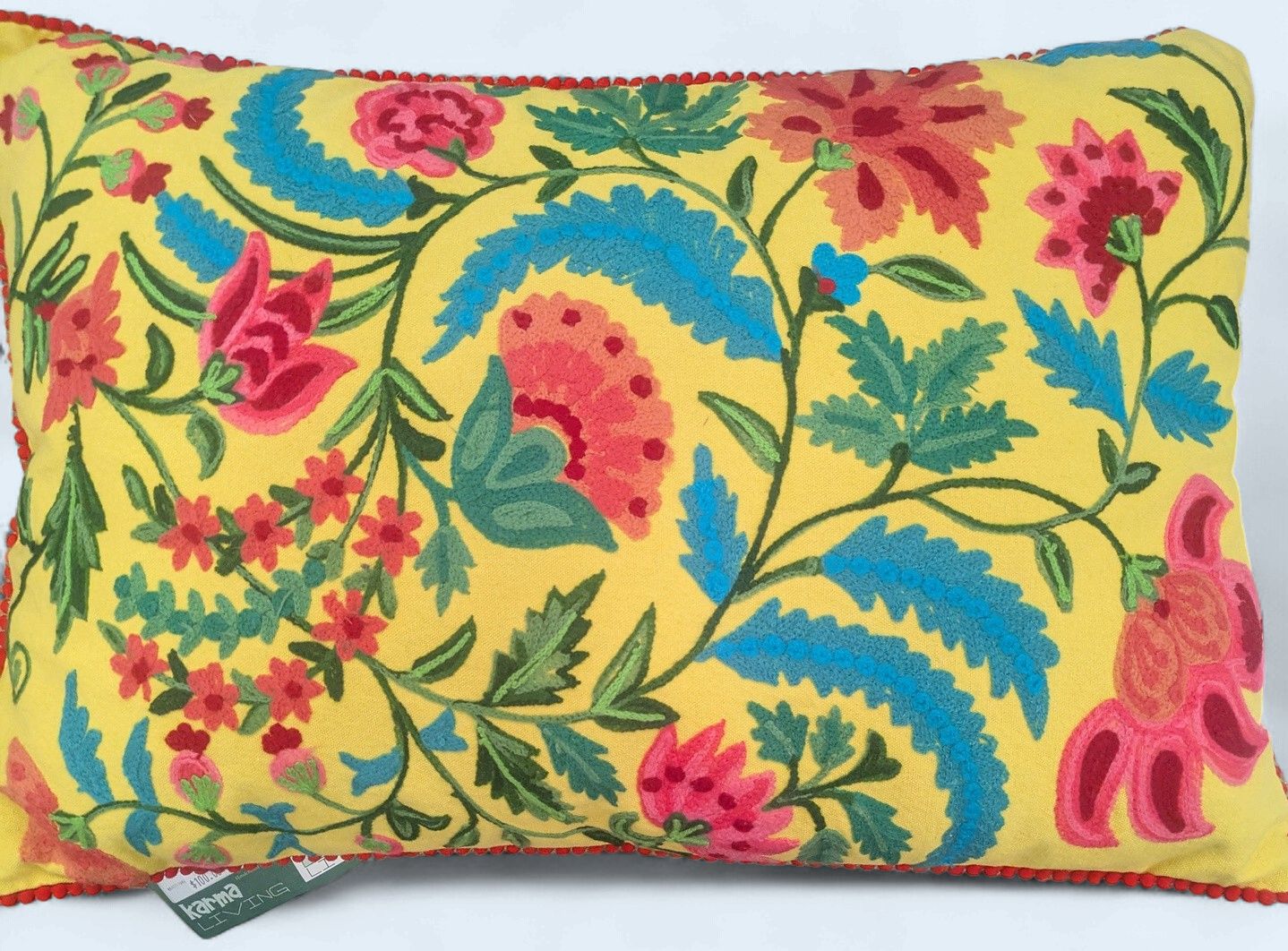Farmhouse Floral Pillow