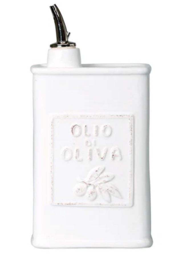 Lastra Linen Olive Oil Can