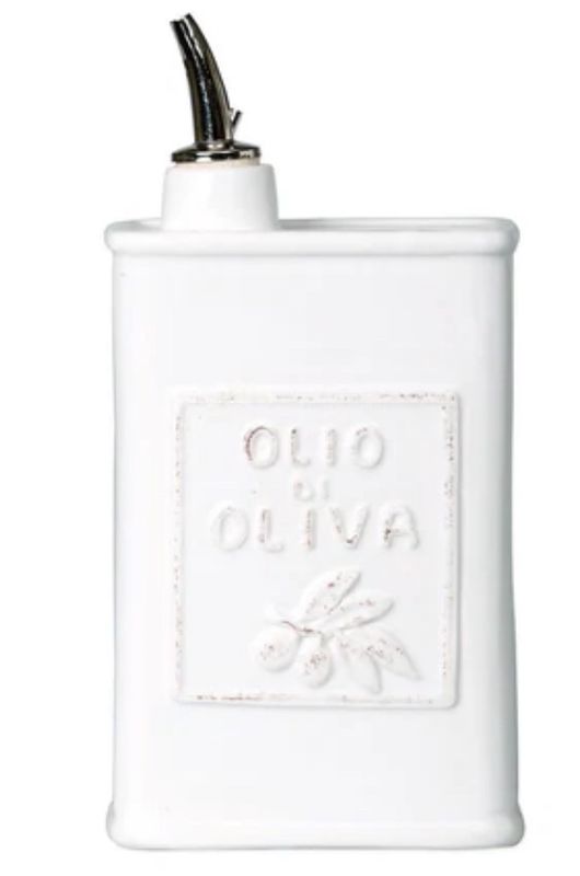 Lastra Linen Olive Oil Can