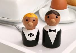 At Your Service Salt &amp; Pepper Shakers