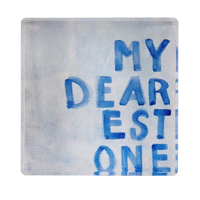 My Dearest One Lucite Block 2X2