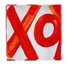 Xo Lucite Block 2X2