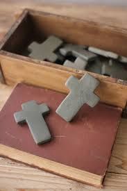 Carved Stone Crosses - Assorted Colors