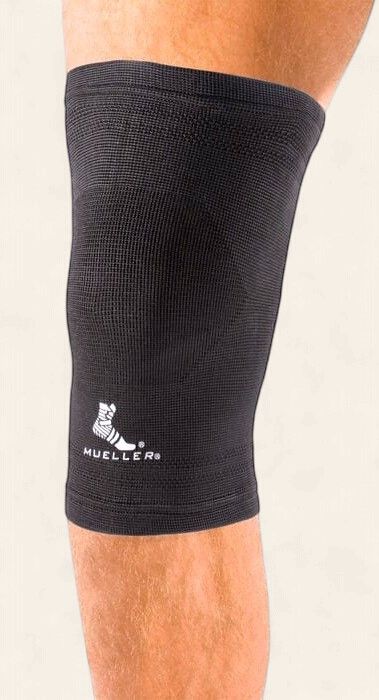 Elastic Knee Support Black, Lg