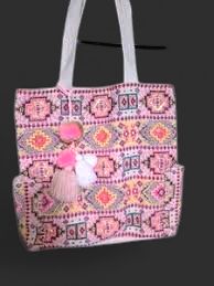 Jane Marie Maya Beaded Tote