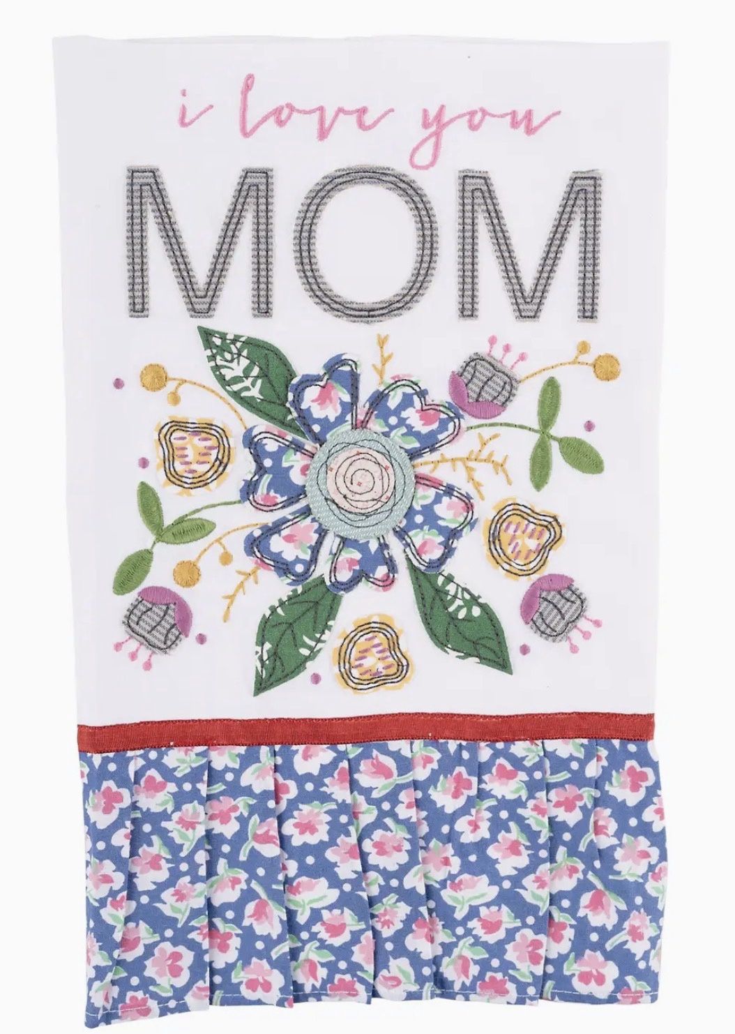 Love You Mom Tea Towel