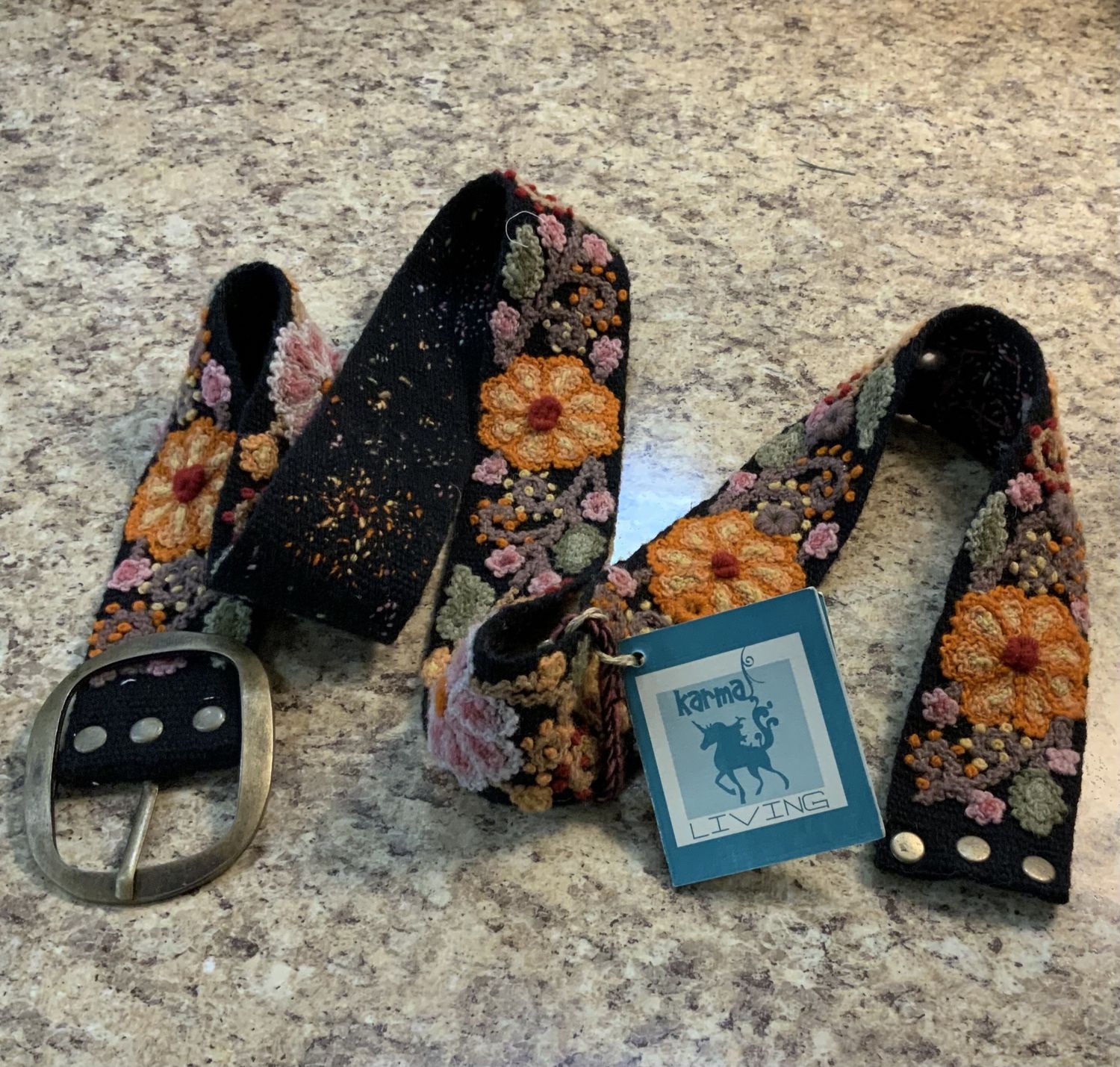 Andean Embroidered Belt