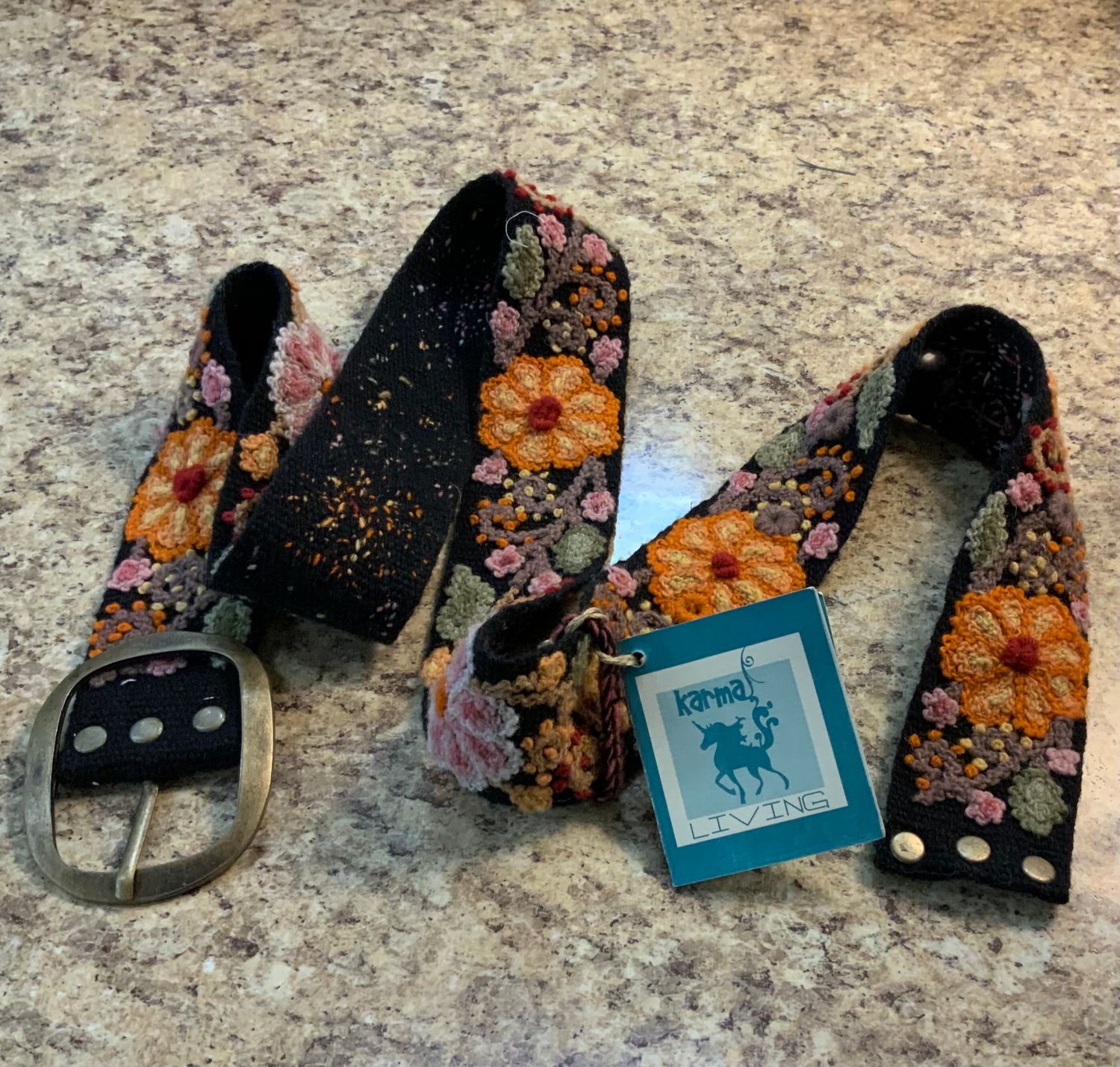 Andean Embroidered Belt