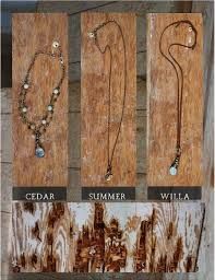 Cedar Rustic Couture Necklace
