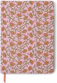 JUMBO SOFT TOUCH JOURNAL - PINK VINTAGE FLORAL
