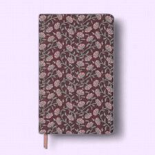 Soft Touch Journal Burgundy Vintage Floral