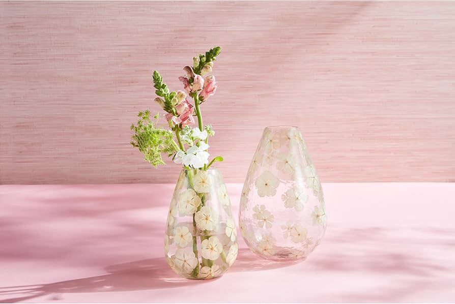 Large Pressed Flower Vase