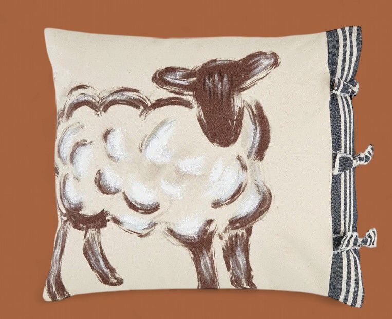 Hand Painted Sheep Pillows