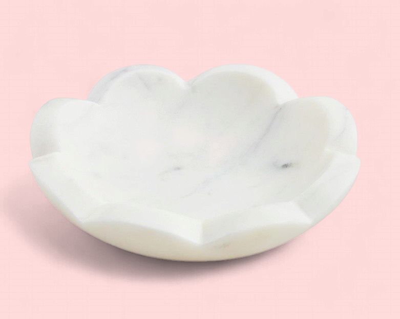Scallop Marble Dish
