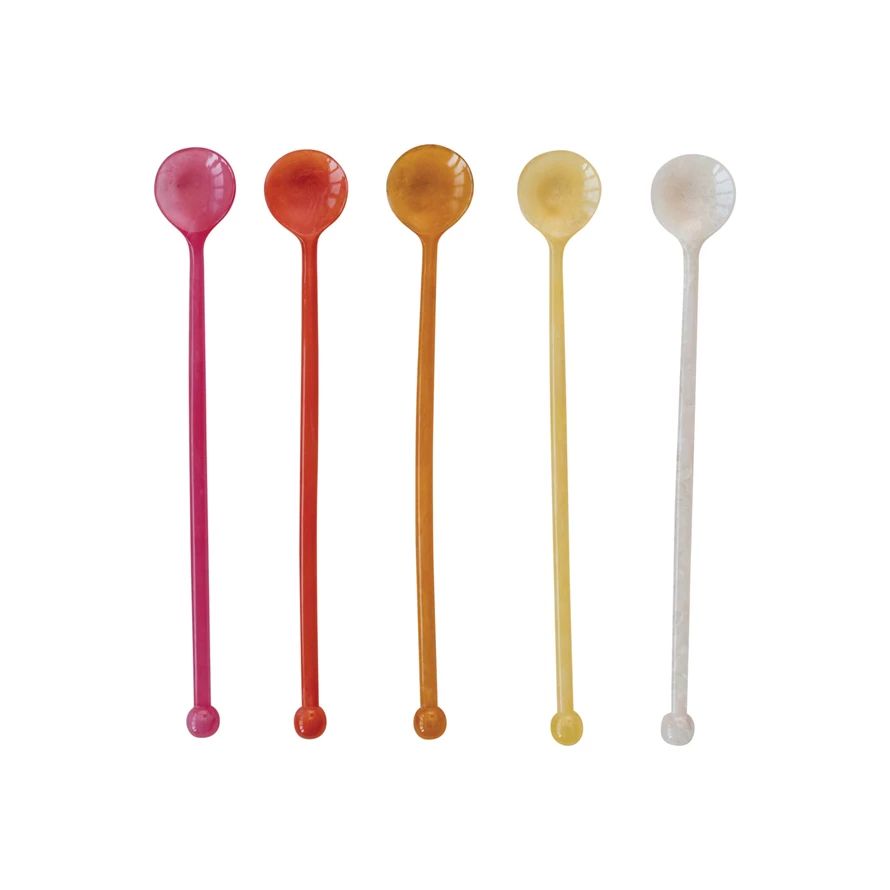 RESIN COCKTAIL SPOON