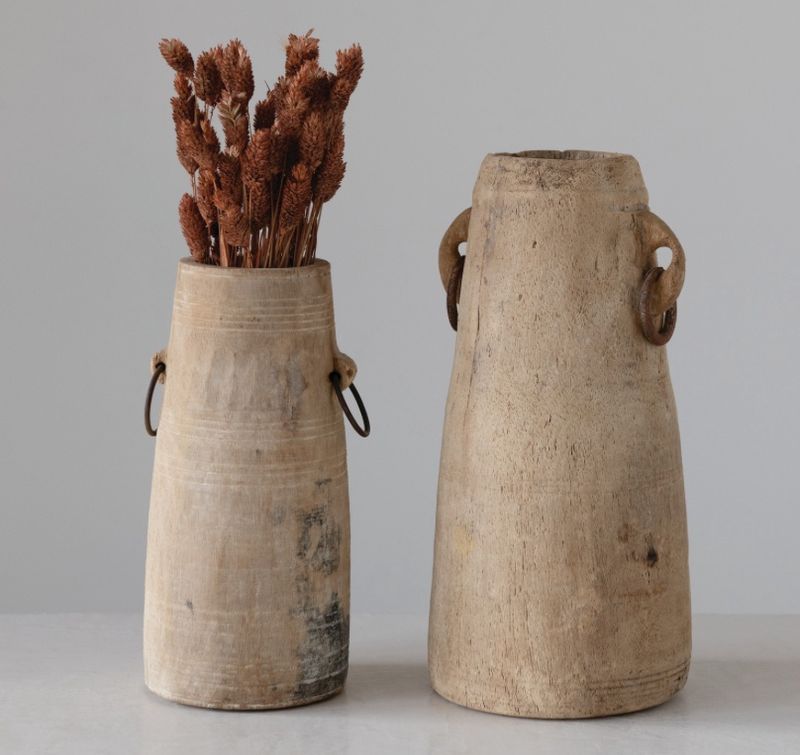 Wood Milk Jug