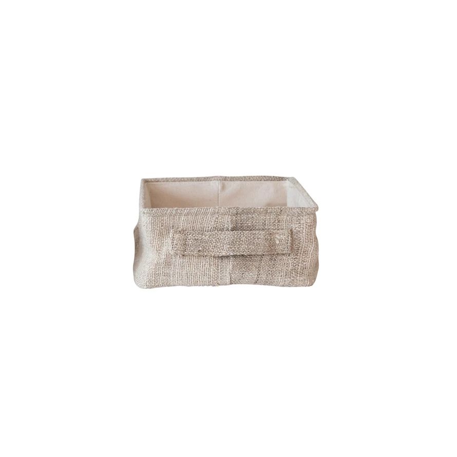 WOVEN HEMP FIBER&amp;WIRE CONTANIER
