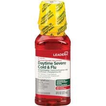 Leader Daytime Severe Cold-Flu Liquid