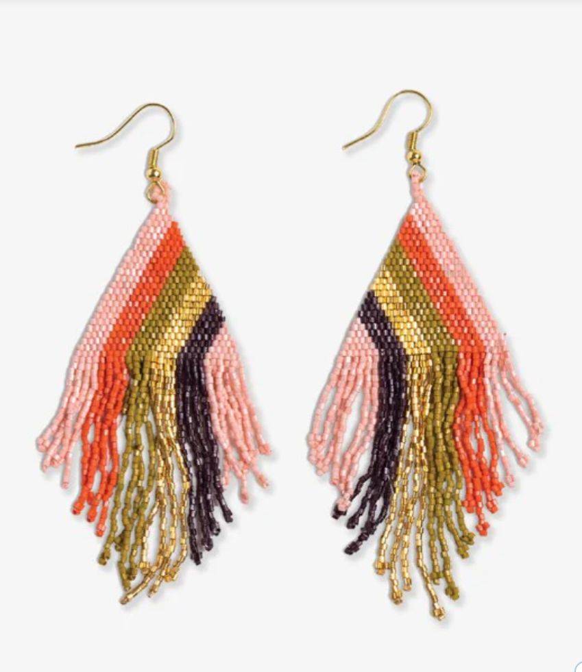 Haley Fringe Earrings - Jaipur