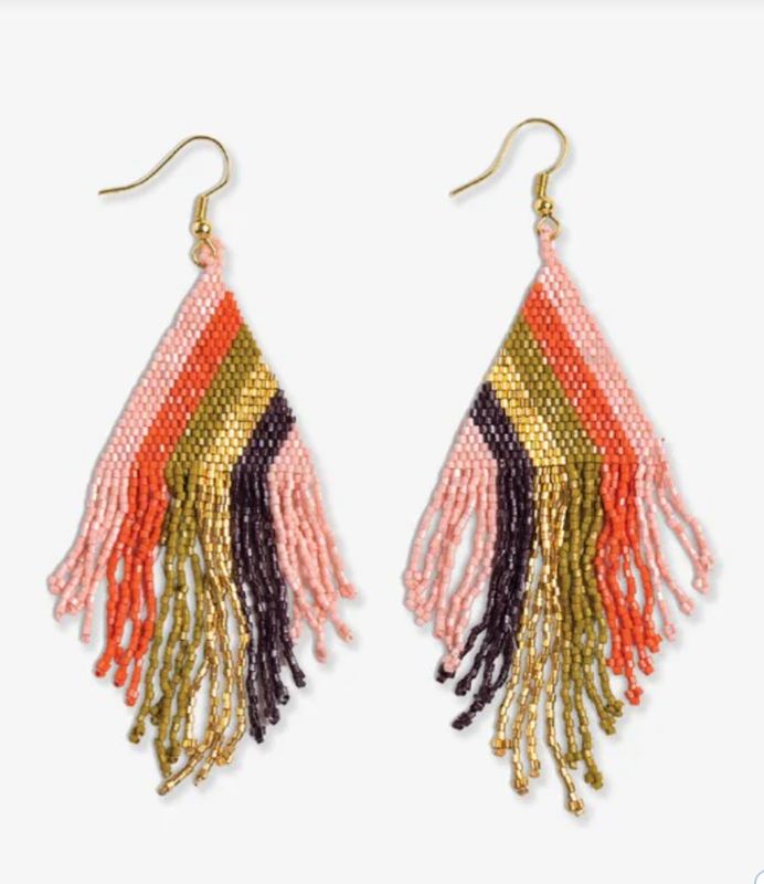 Haley Fringe Earrings - Jaipur