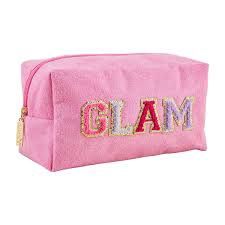 Terrycloth Pink Pouch - Glam