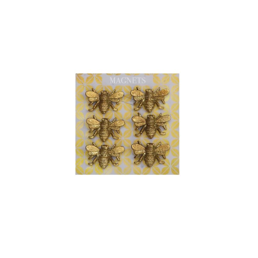 Bee Magnets  Set of  6