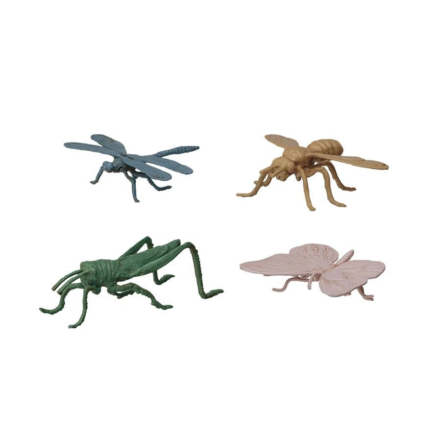 CAST METAL INSECTS