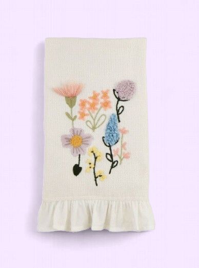 Collage Waffle Weave Towel