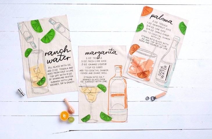 Margarita Cocktail Towel Set