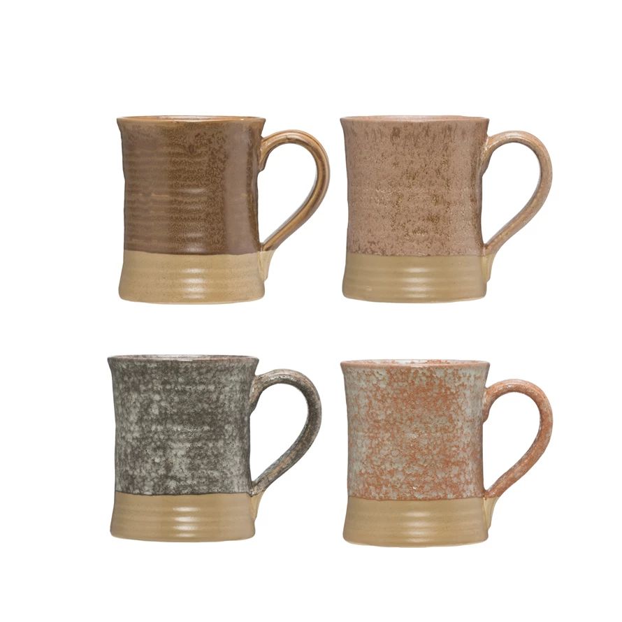 Stone Mug With Glaze