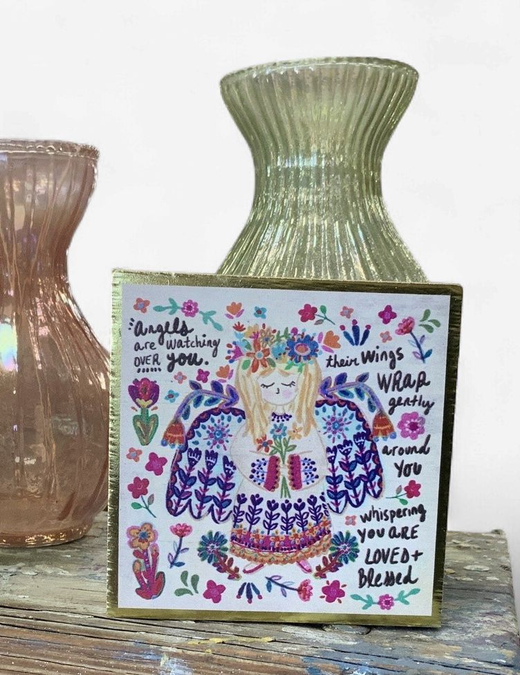 Angels Wooden Sign