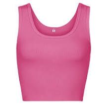 Bra 30 Hot Pink Scoop Crop - M