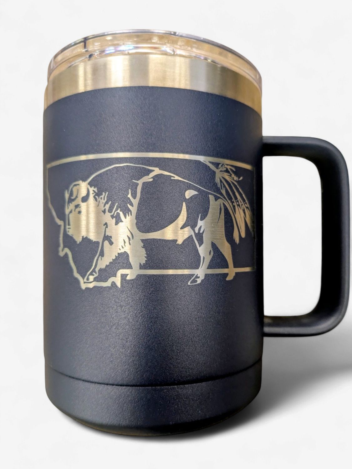 15Oz Montana Outline Mug - Bison