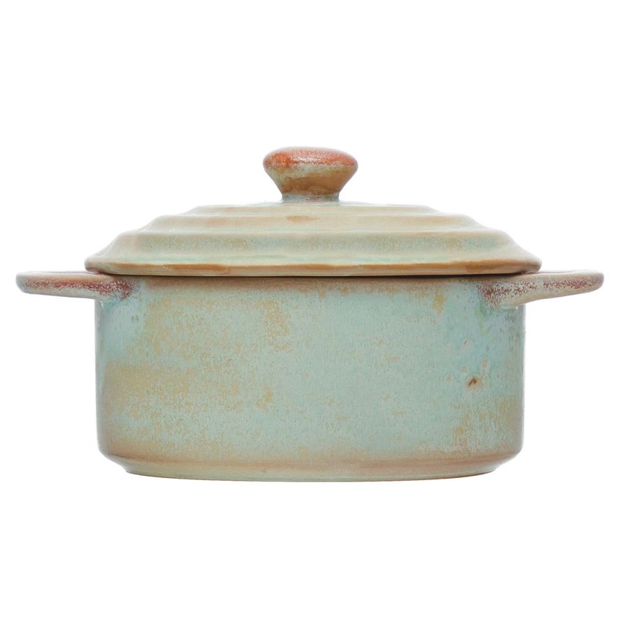 Stoneware  Mini Baker W/ Glaze