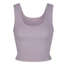 Bra 30 Icy Lilac Scoop Crop - XL