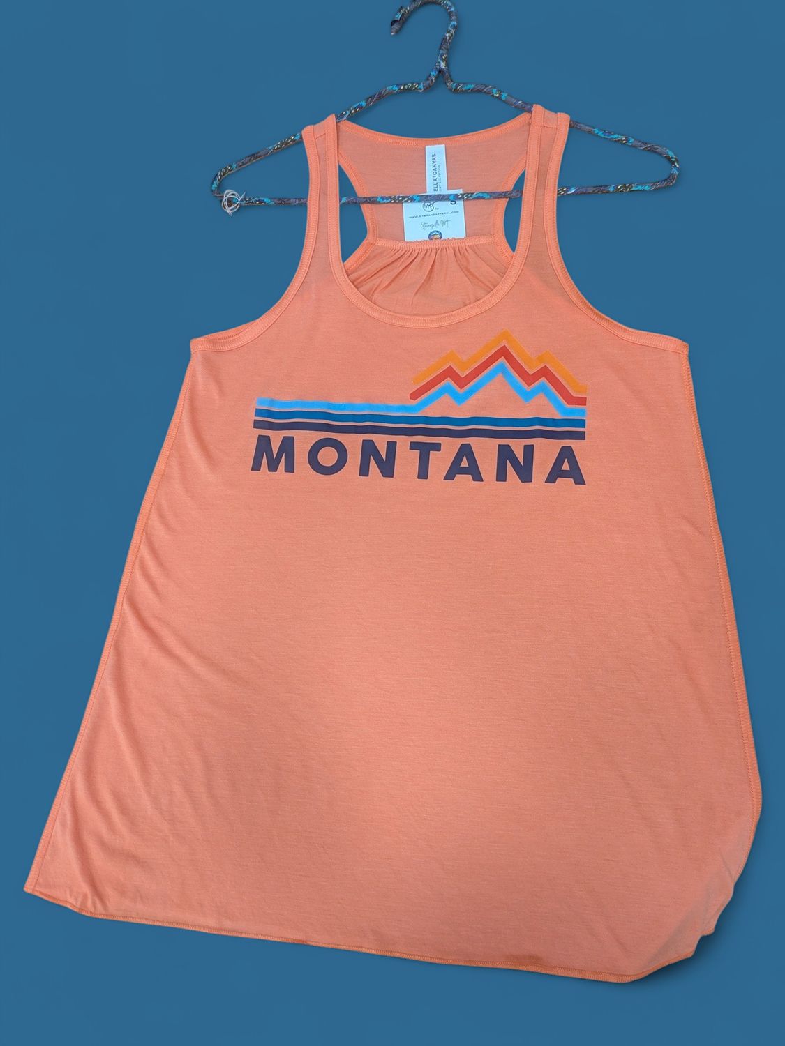 Coral Retro Montana Tank - L