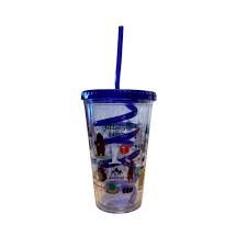 YNP Kids Cup with Curly Straw - Blue