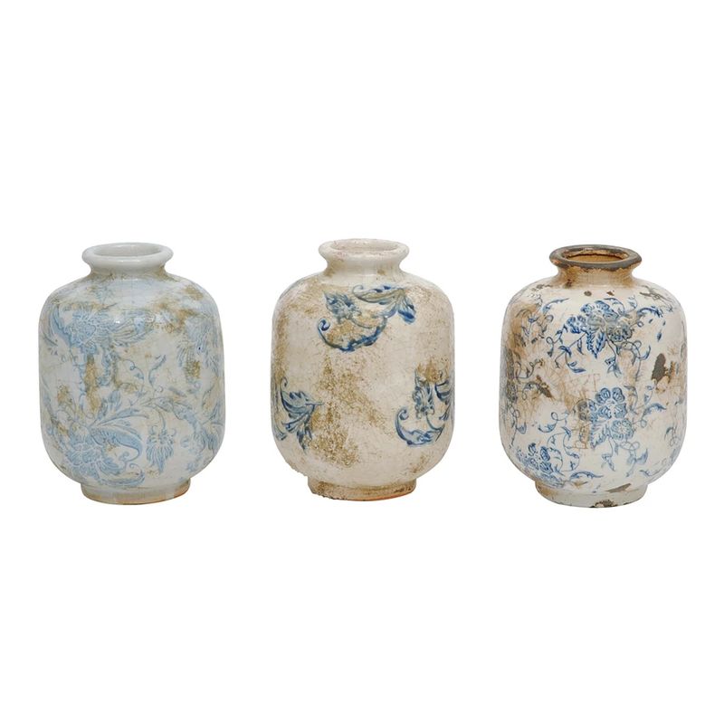 Terracotta Patterned Vase