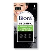 Biore Deep Cleansing Charcoal Pore Strips - 6 strips