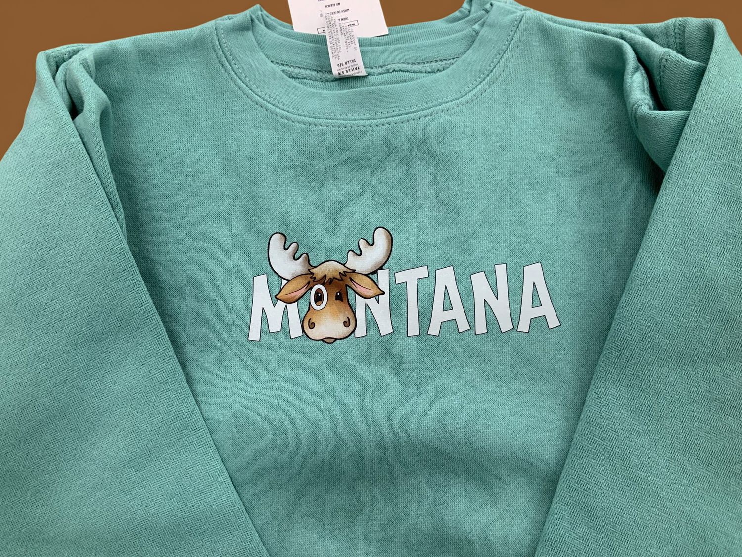 Montana Moose Toddler Sweatshirt - 5/6