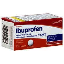 Leader Ibuprofen 200 Mg Tablet White