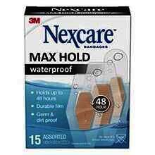 Nexcare Max Hold Adhesive Pad Waterproof Assorted