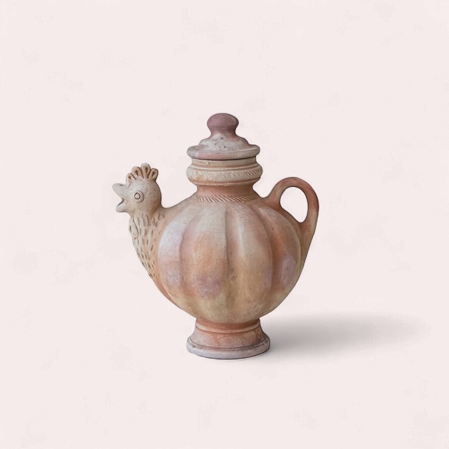 Terracotta Chicken Pitcher