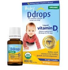 Baby Vitamin D Drops - 90 Drops (400IU/drop)