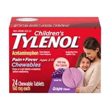 Child Chewable Tylenol 160 Mg  -24 Tablets