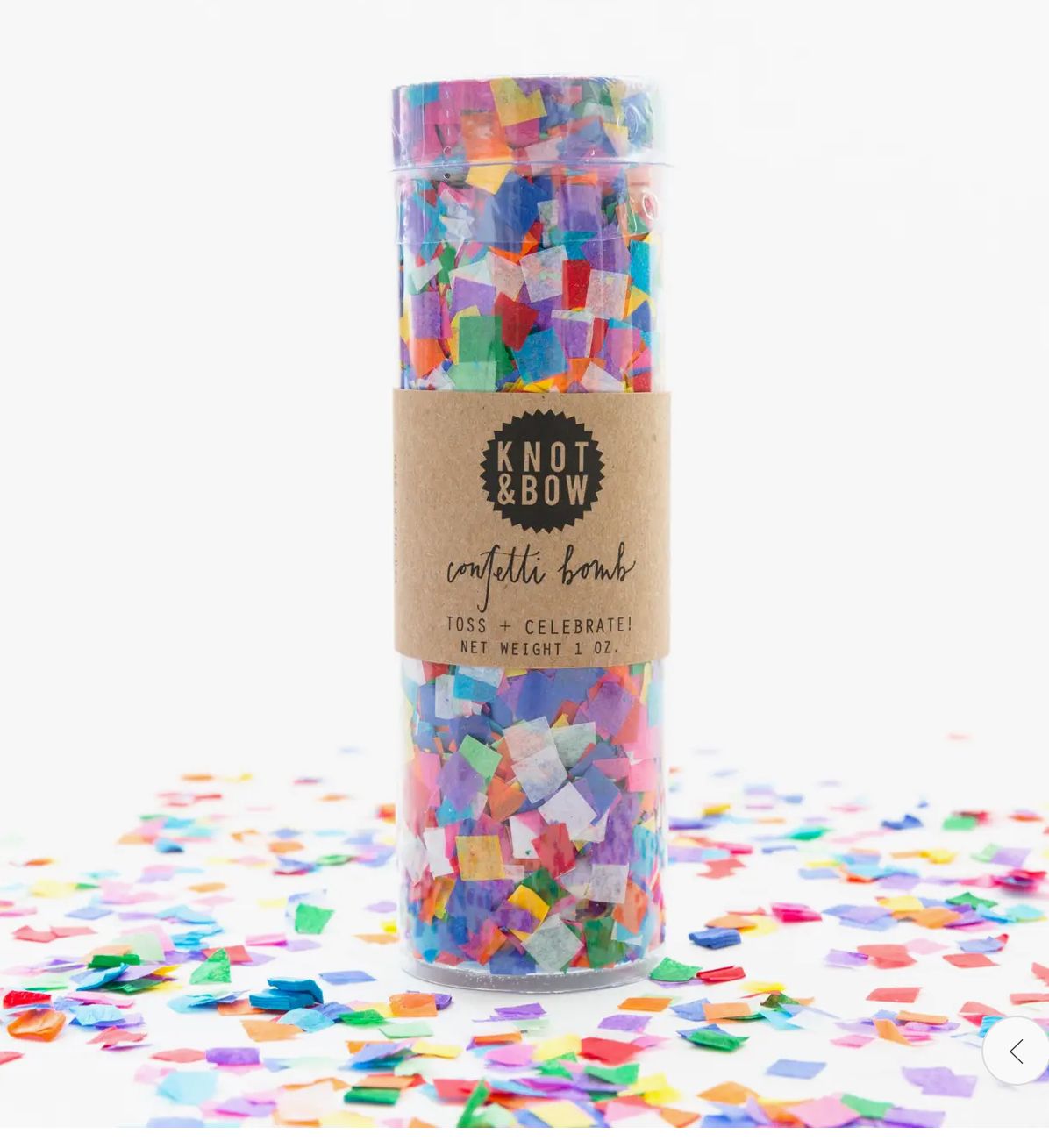 TINY RAINBOW  CONFETTI BOMB